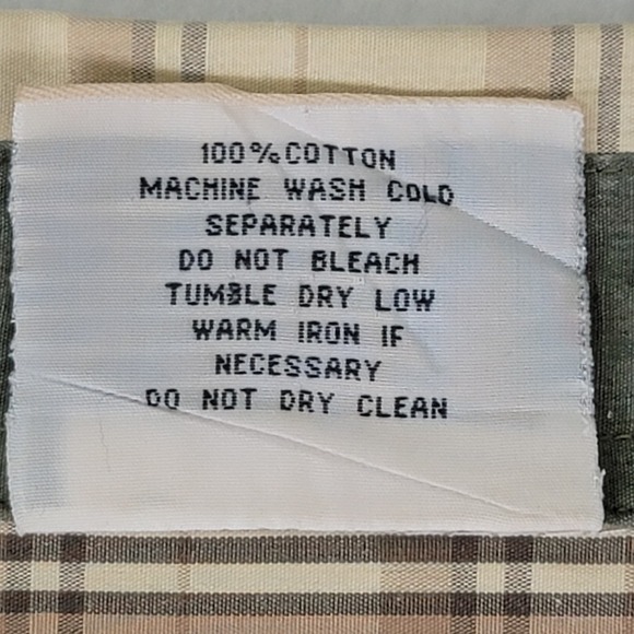 Southpole Men's XXL Plaid Short Sleeve Button Up Shirt Beige Tan Cotton Vintage - Picture 11 of 14